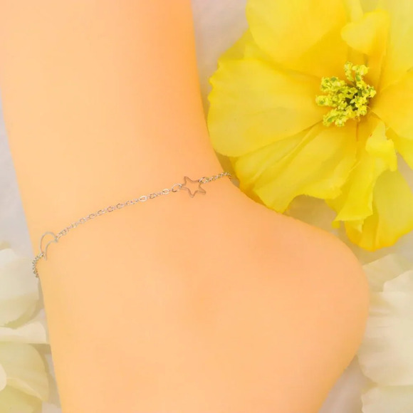 Minimalist Anklet, Sleek & Modern Design, Women’s Fashion, YC110324-A - Picture 8 of 10